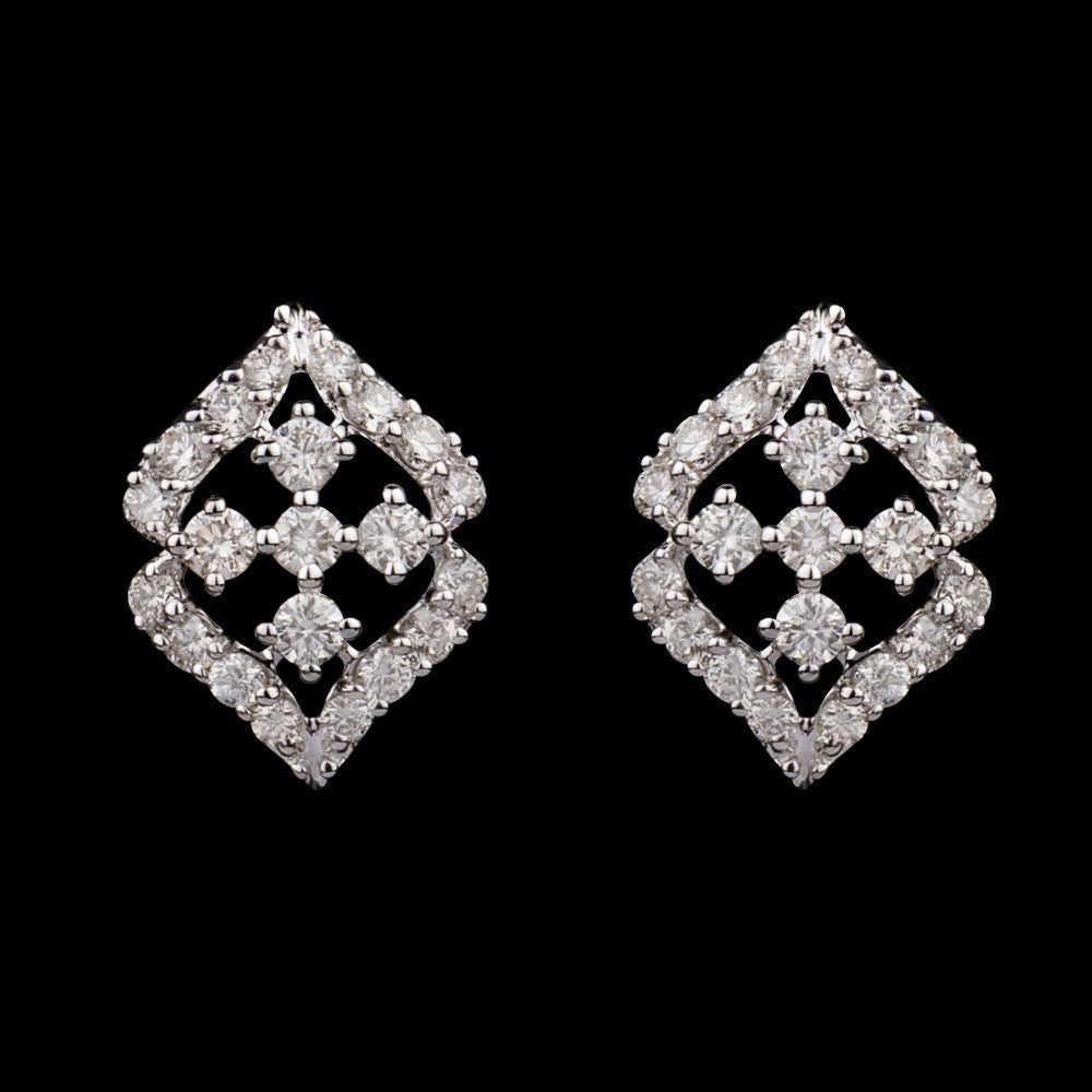 14K Yellow Gold Diamond Earrings - 0.46ct VVS-VS-IJ