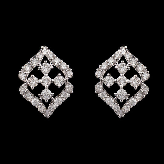 14K Yellow Gold Diamond Earrings - 0.46ct VVS-VS-IJ