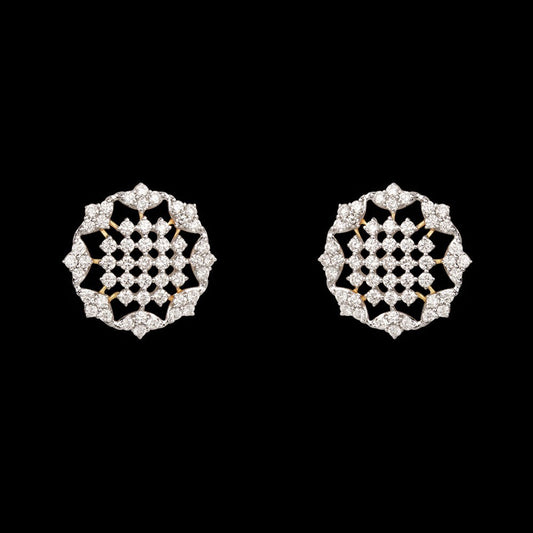 14K Yellow Gold Diamond Earrings - 1.07ct VVS-VS-HI