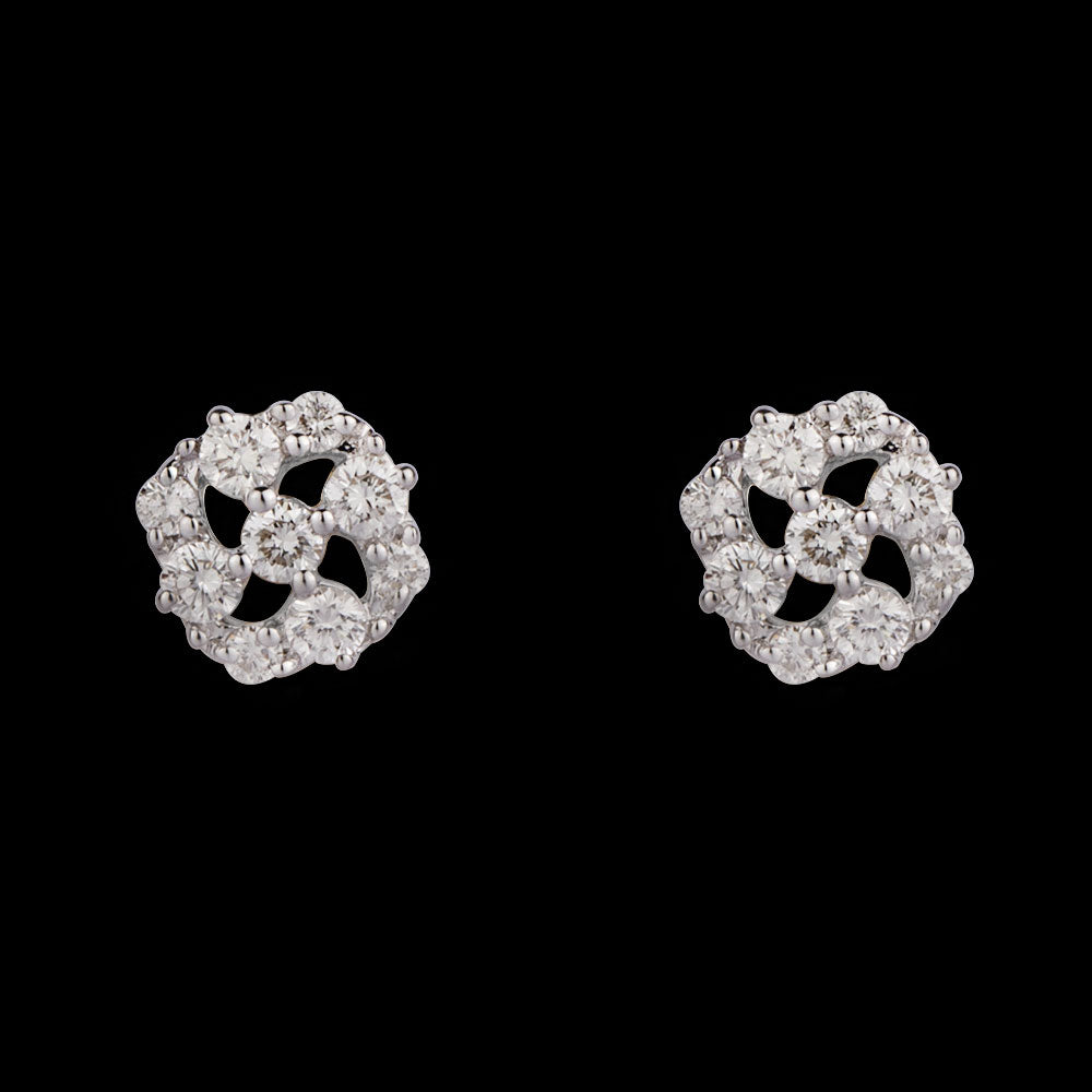 14K Yellow Gold Diamond Earrings - 0.2ct VVS-VS-HI