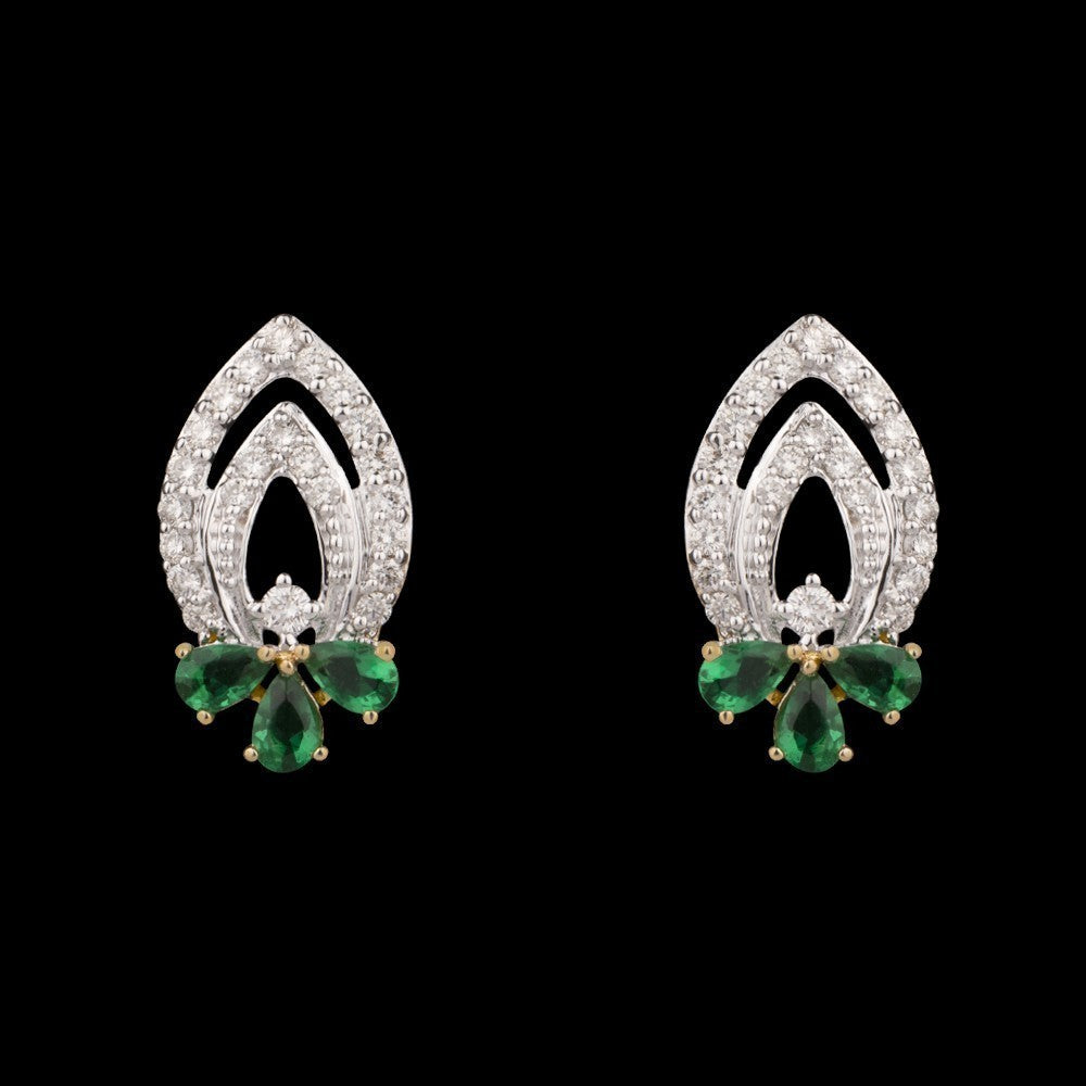 14K Yellow Gold Diamond Jewellery - 0.26ct VVS-VS-GHI with Colour Stones