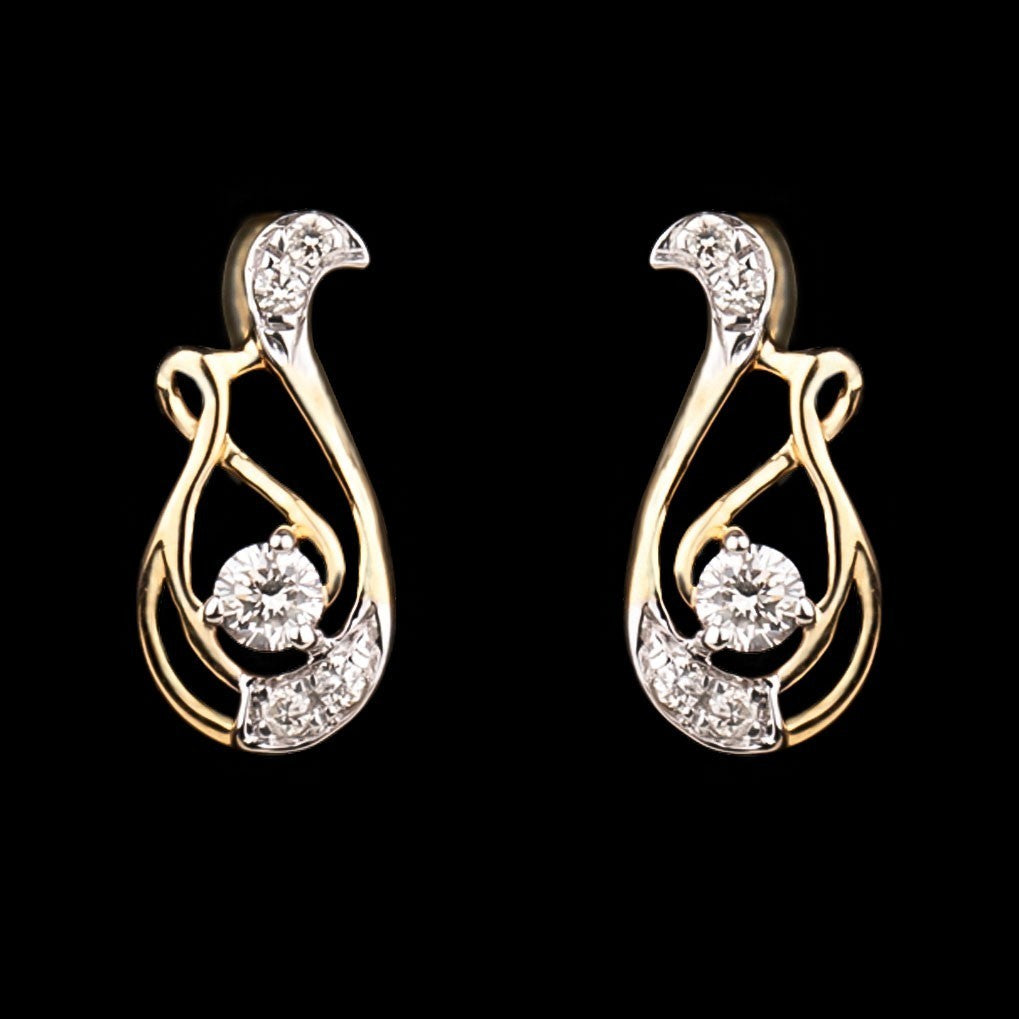 18K Yellow Gold Diamond Jewellery - 0.15ct SI-IJ