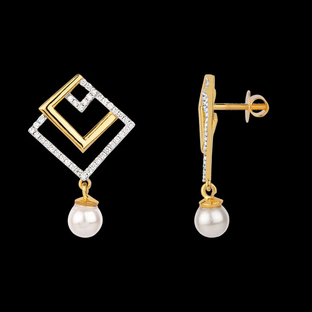 18K Yellow Gold Diamond Jewellery - 0.43ct VVS-VS-GH with Colour Stones