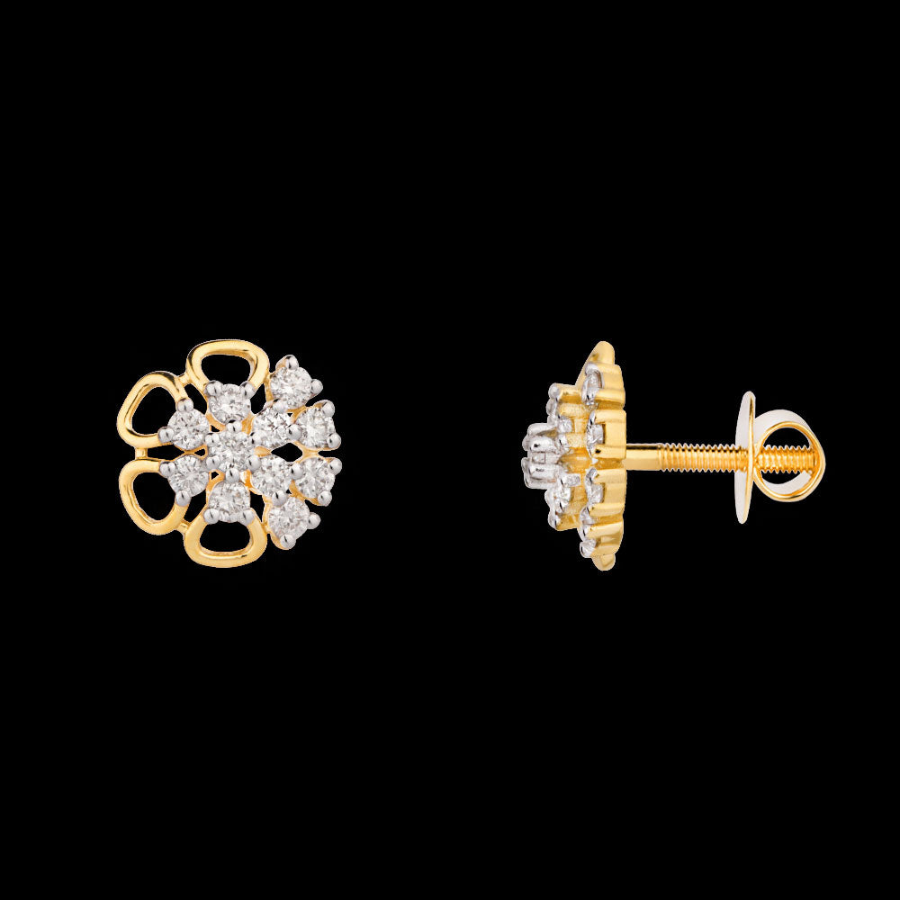18K Yellow Gold Diamond Jewellery - 0.368ct VVS-VS-GH