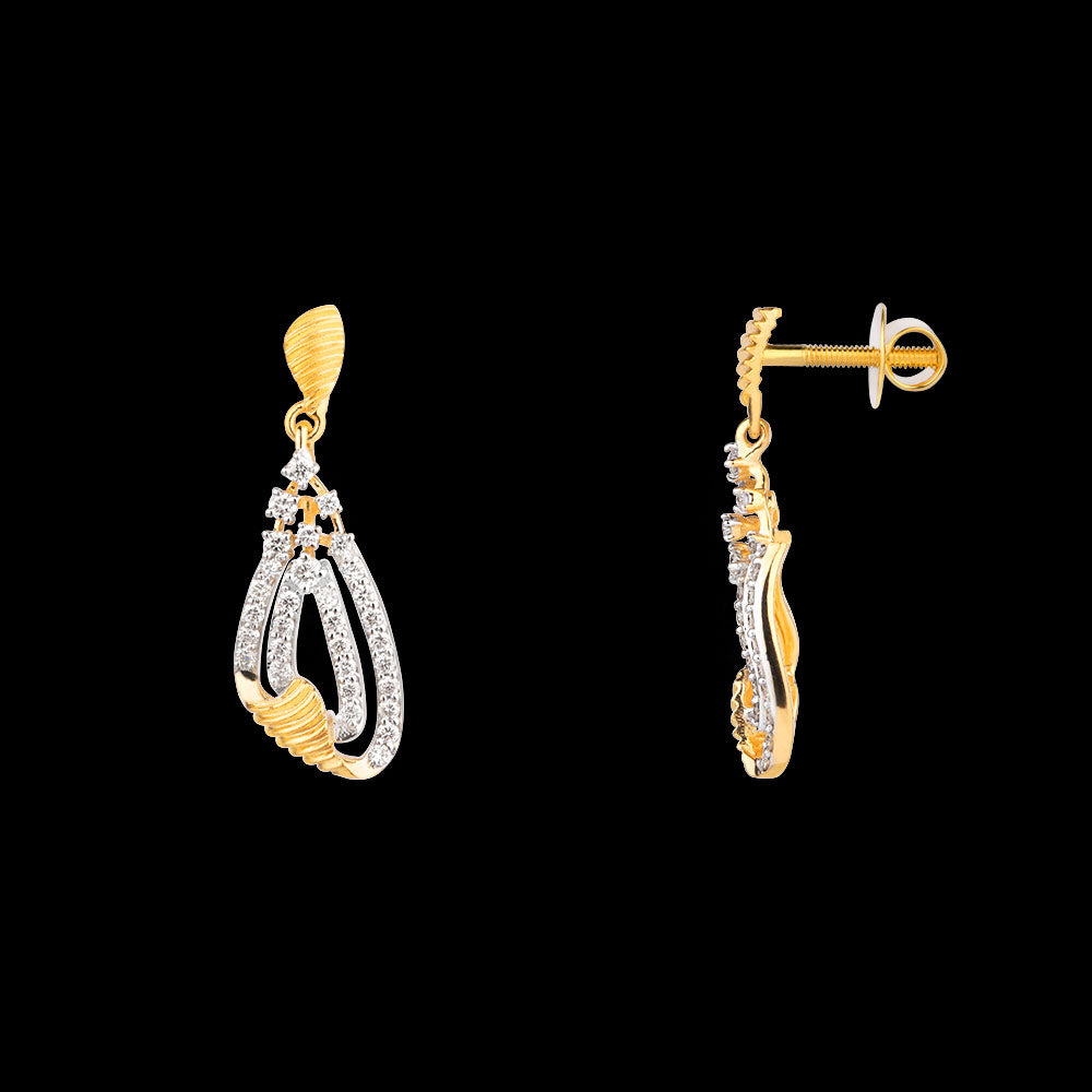 18K Yellow Gold Diamond Jewellery - 0.552ct VVS-VS-GH