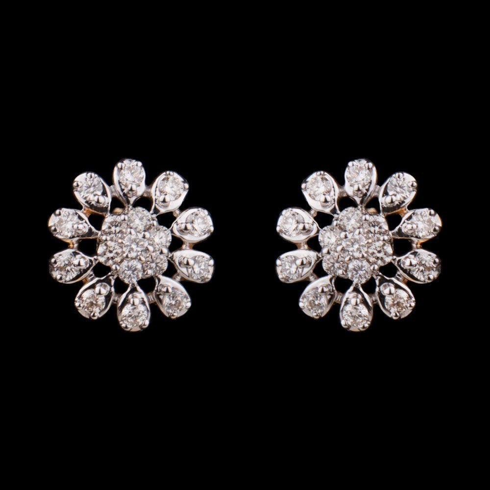 14K Yellow Gold Diamond Earrings - 0.27ct SI-IJ