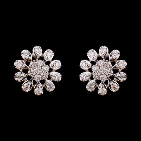 14K Yellow Gold Diamond Earrings - 0.27ct SI-IJ