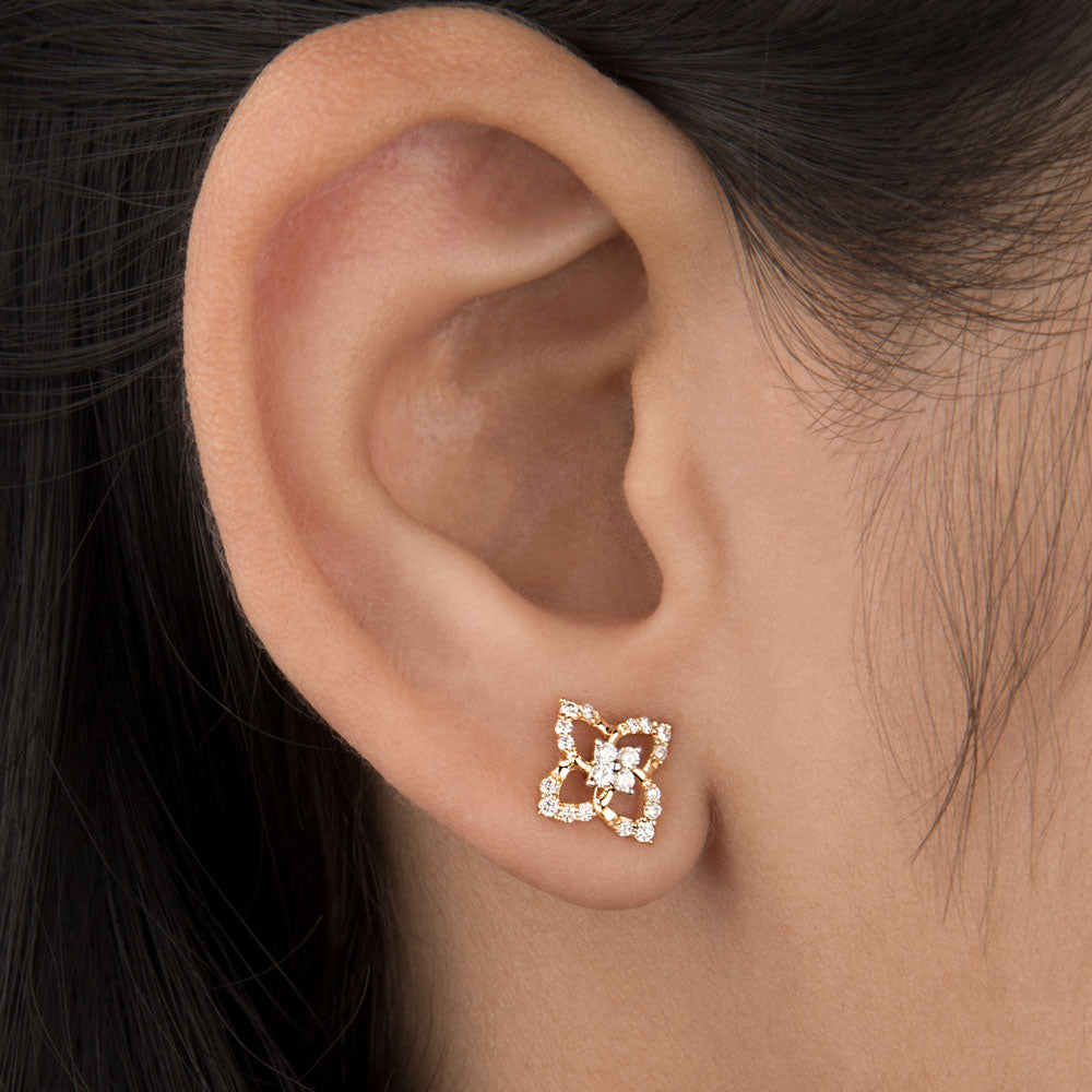 14K Yellow Gold Diamond Earrings - 0.23ct VVS-VS-HI