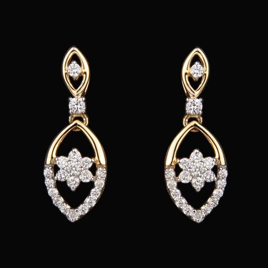 14K Rose Gold Diamond Earrings - 0.25ct SI-IJ