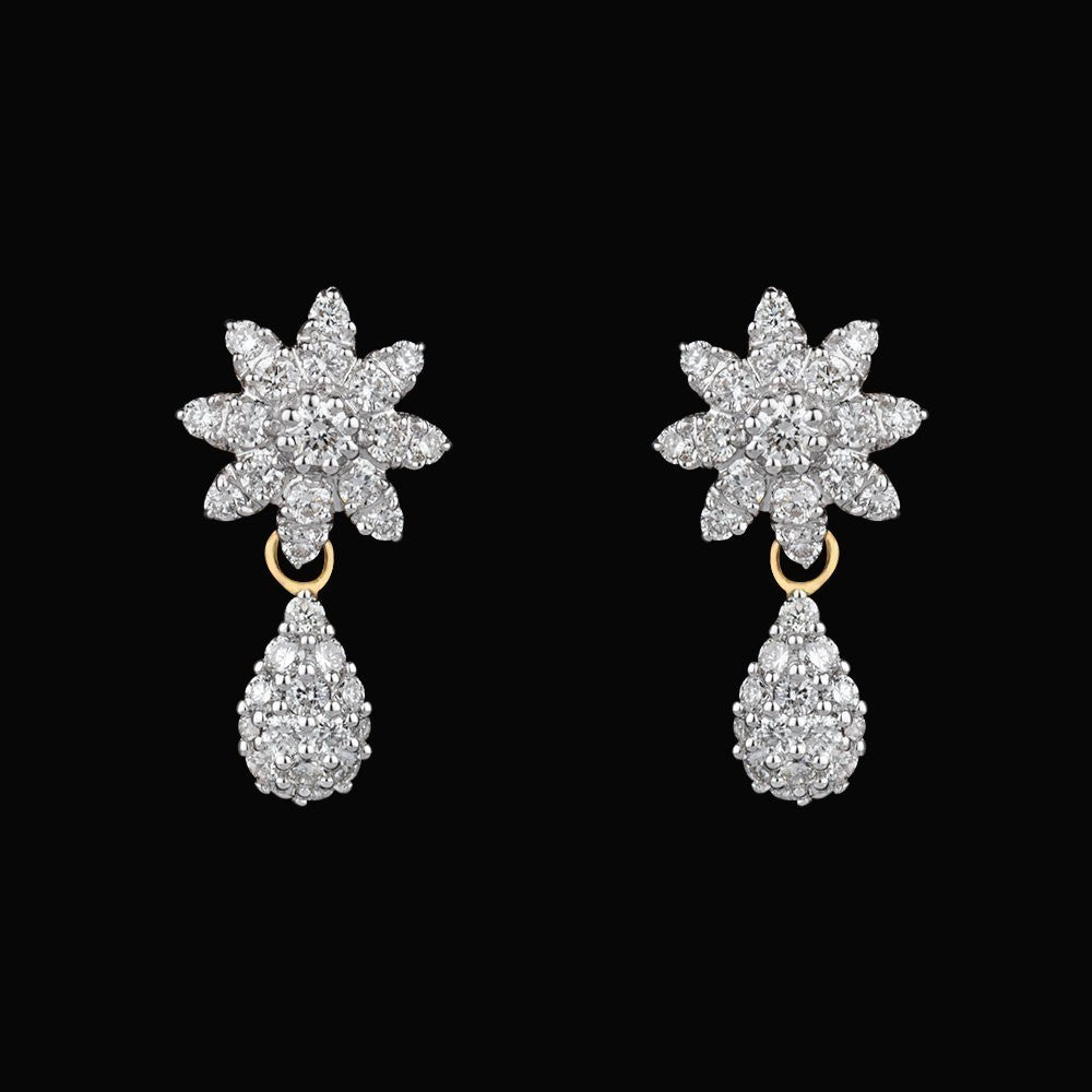 14K Yellow Gold Diamond Earrings - 0.66ct SI-IJ