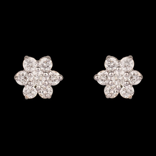14K Yellow Gold Diamond Earrings - 0.2ct SI-GH