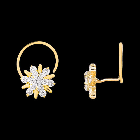 14K Yellow Gold Diamond Nosepin - 0.17ct VS-SI-FG