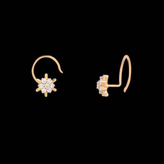 14K Rose Gold Diamond Nosepin - 0.05ct VS-HI