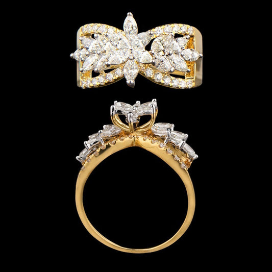 14K Yellow Gold Diamond Ring - 1.34ct SI-HIJ