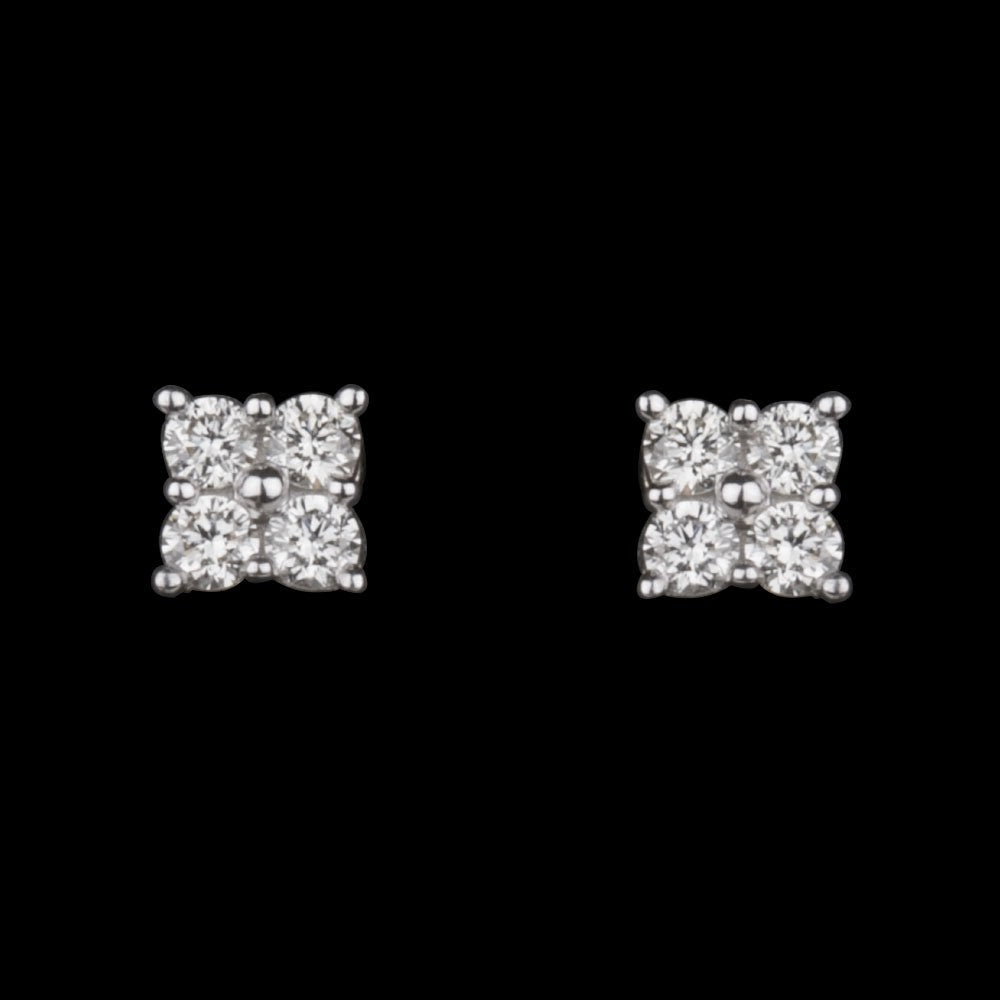 14K Yellow Gold Diamond Earrings - 0.28ct VVS-VS-IJ