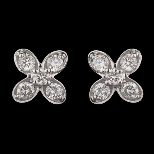 14K Yellow Gold Diamond Earrings - 0.19ct VS-SI-HI