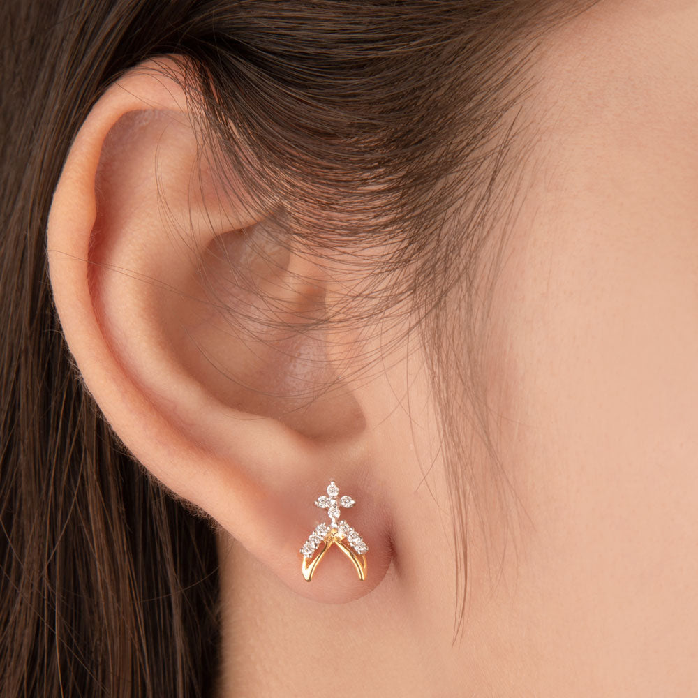 14K Yellow Gold Diamond Jewellery - 0.21ct VVS-VS-GH
