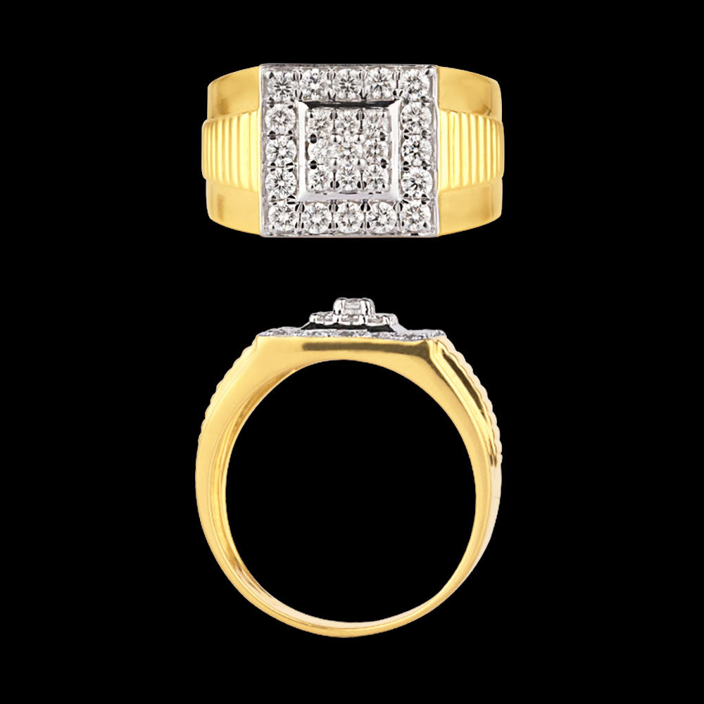 14K Yellow Gold Diamond Jewellery - 0.818ct VVS-VS-GH