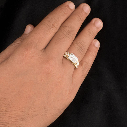 18K Yellow Gold Diamond Ring - 0.93ct SI-HI