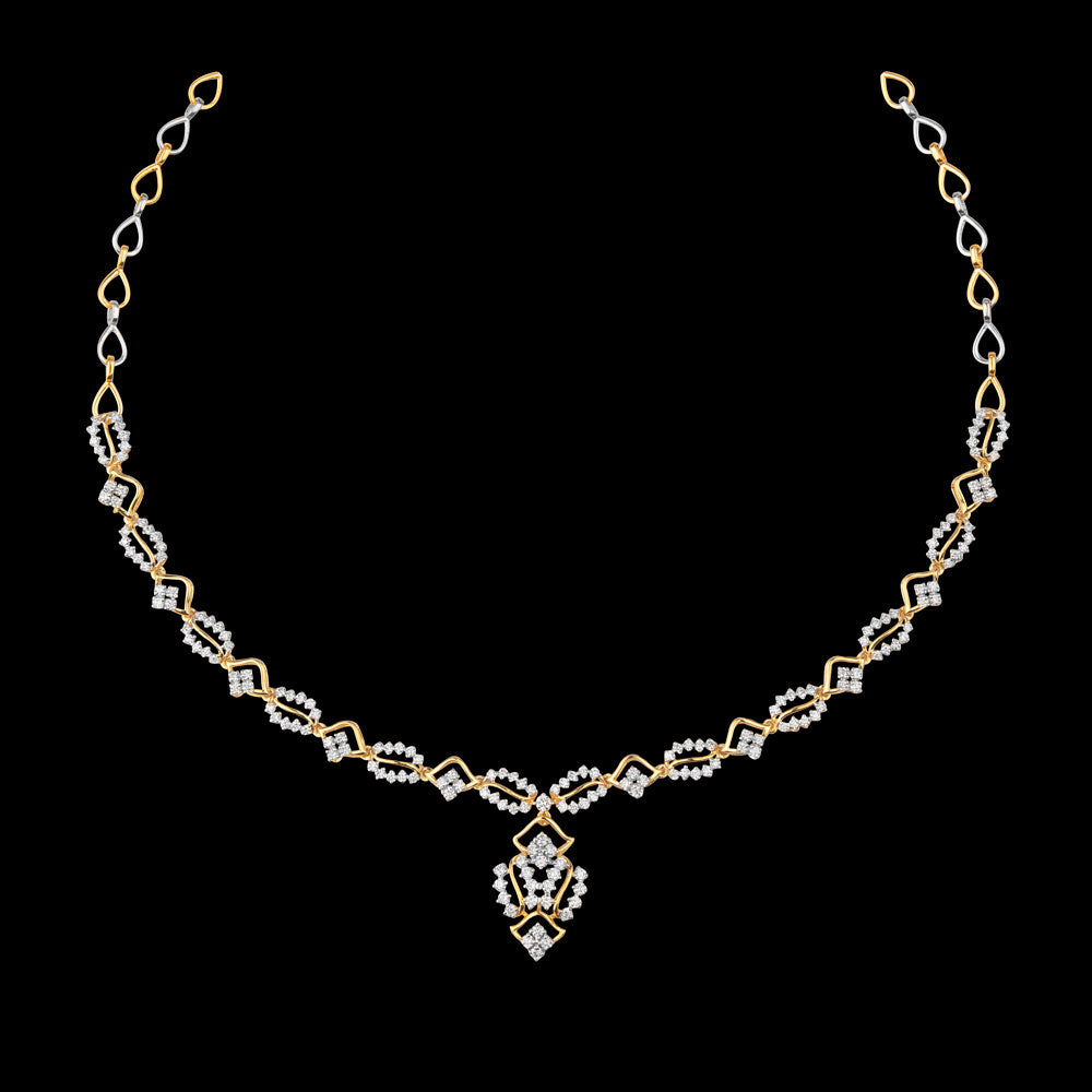 14K Yellow Gold Diamond Necklace - 1.93ct VVS-VS-GH
