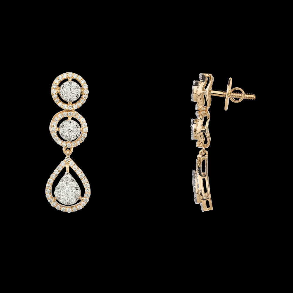 18K Yellow Gold Diamond Jewellery - 1.47ct VVS-VS-HI
