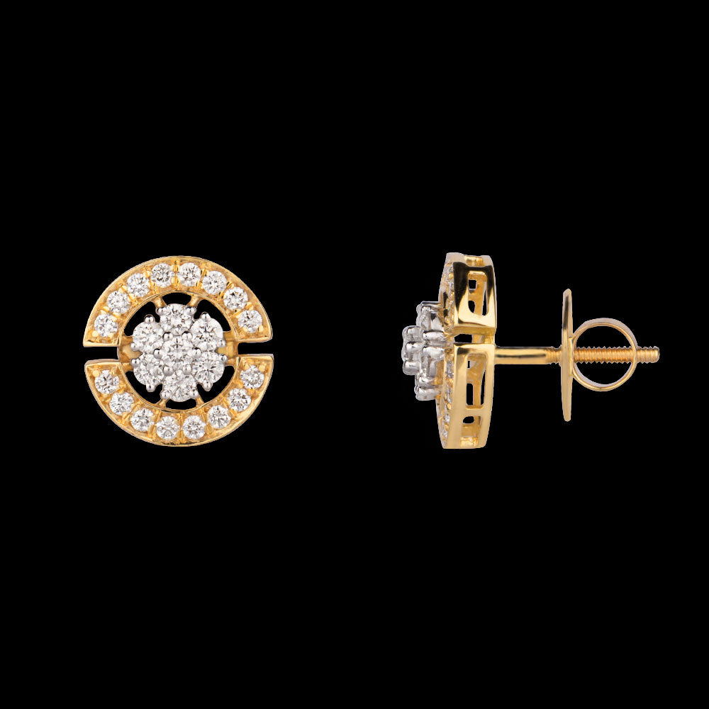 18K Yellow Gold Diamond Jewellery - 0.83ct VVS-VS-GH