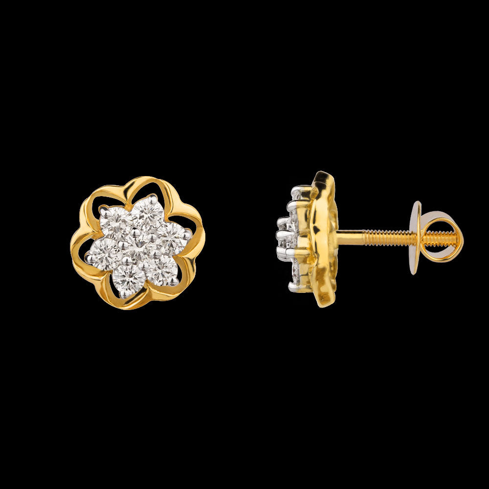 18K Yellow Gold Diamond Jewellery - 0.646ct VS-GH