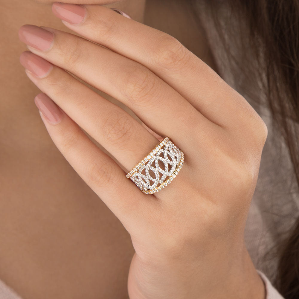 14K Yellow Gold Diamond Ring - 1.17ct VVS-VS-GH