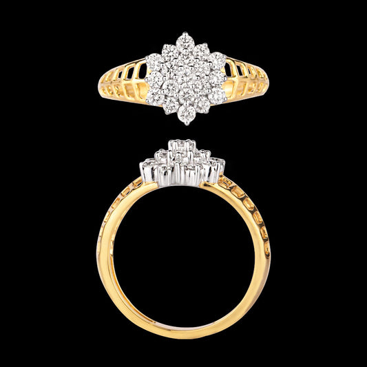 14K Yellow Gold Diamond Ring - 0.51ct SI-HI