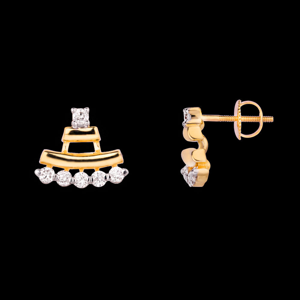 18K Yellow Gold Diamond Jewellery - 0.413ct VVS-VS-GH
