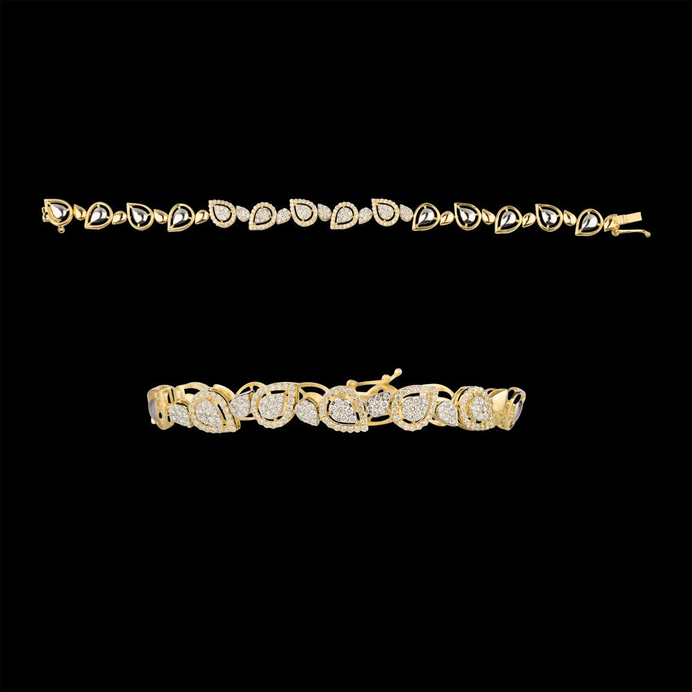 14K Rose Gold Diamond Bracelet - 1.479ct VVS-VS-GH