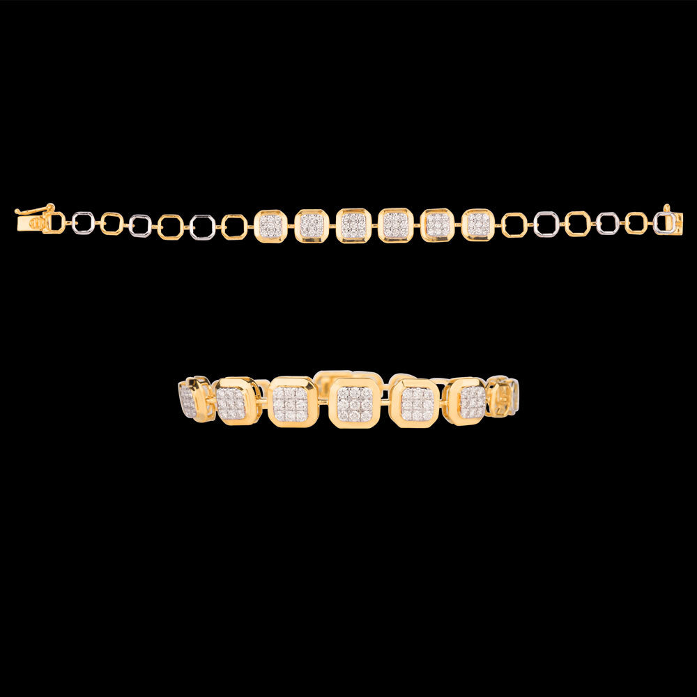 18K Rose Gold Diamond Bracelet - 1.255ct VS-HI