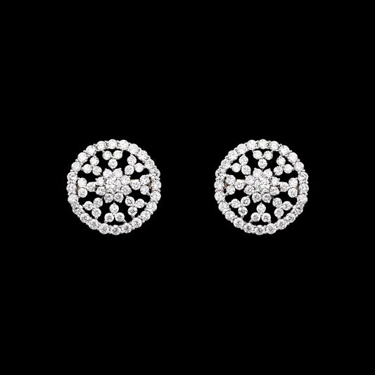 14K Yellow Gold Diamond Earrings - 1.25ct VVS-VS-GH