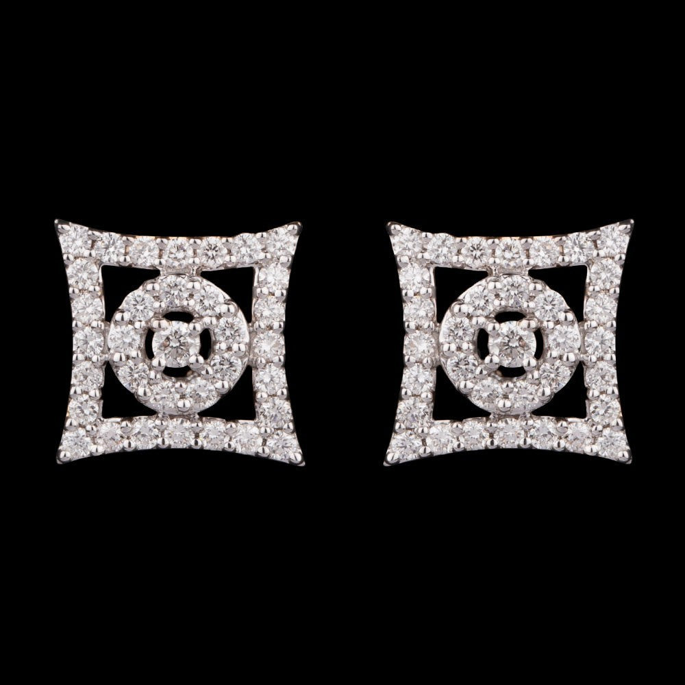 14K Yellow Gold Diamond Earrings - 0.57ct VVS-VS-GH