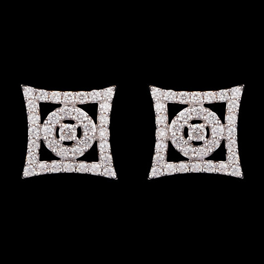 14K Yellow Gold Diamond Earrings - 0.57ct VVS-VS-GH