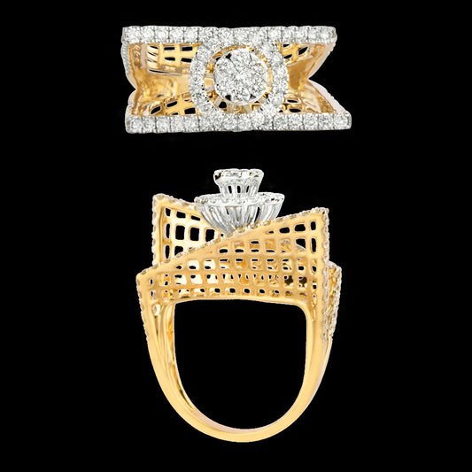 14K Yellow Gold Diamond Ring - 1.48ct SI-HI