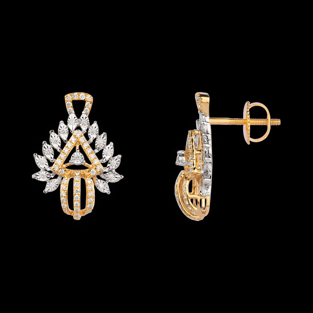 14K Rose Gold Diamond Pendant - 0.59ct VVS-VS-GH