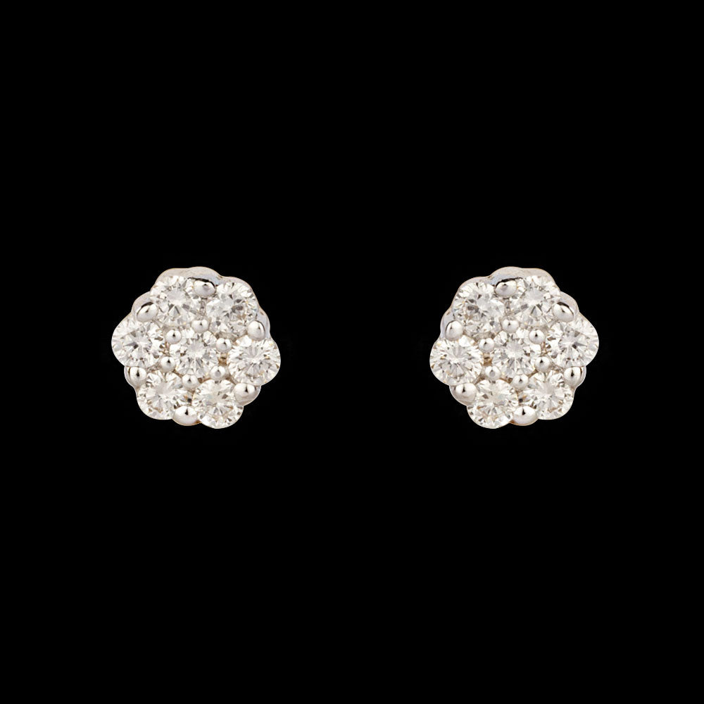 14K Yellow Gold Diamond Earrings - 0.25ct VS-SI-GH