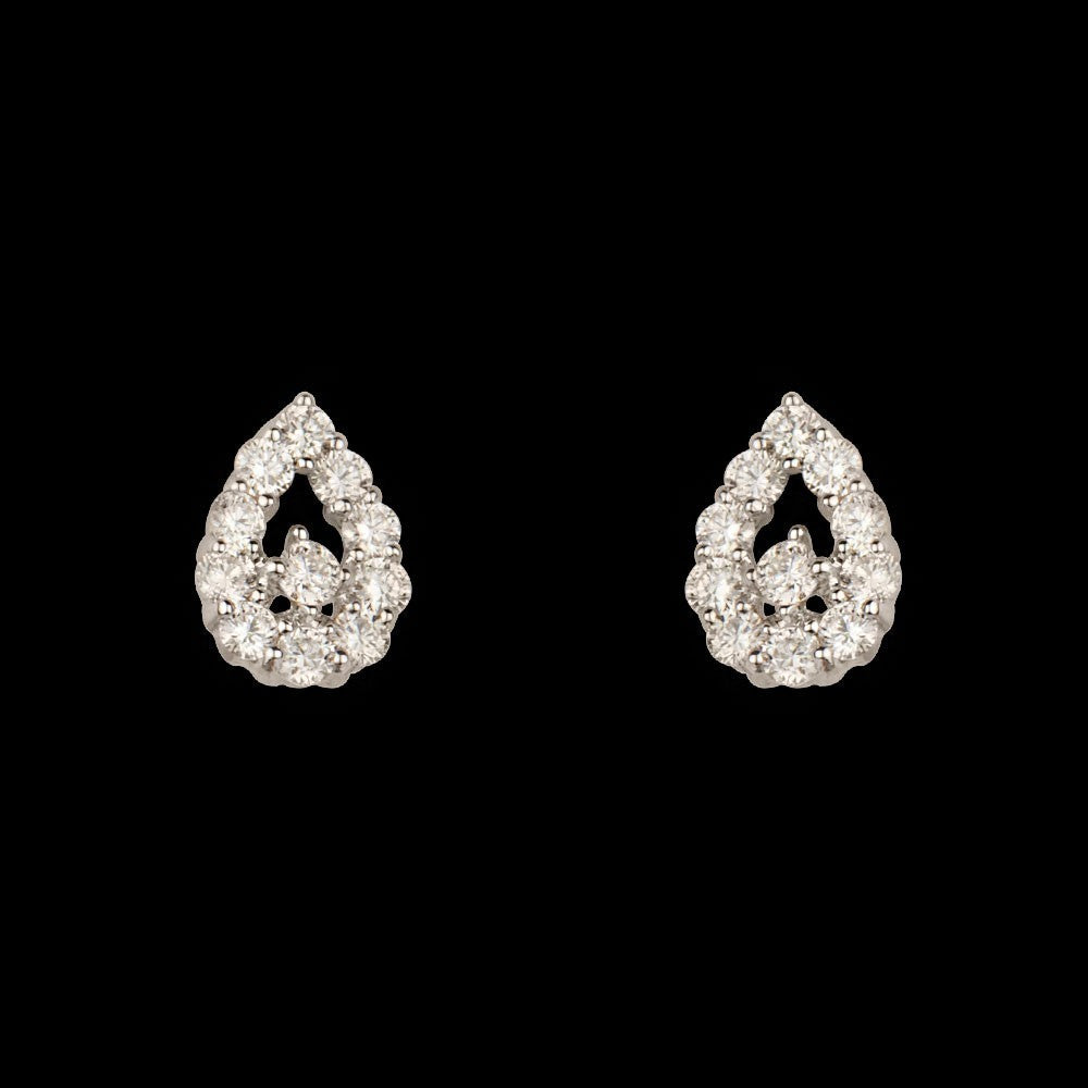 14K Yellow Gold Diamond Earrings - 0.36ct VS-GH