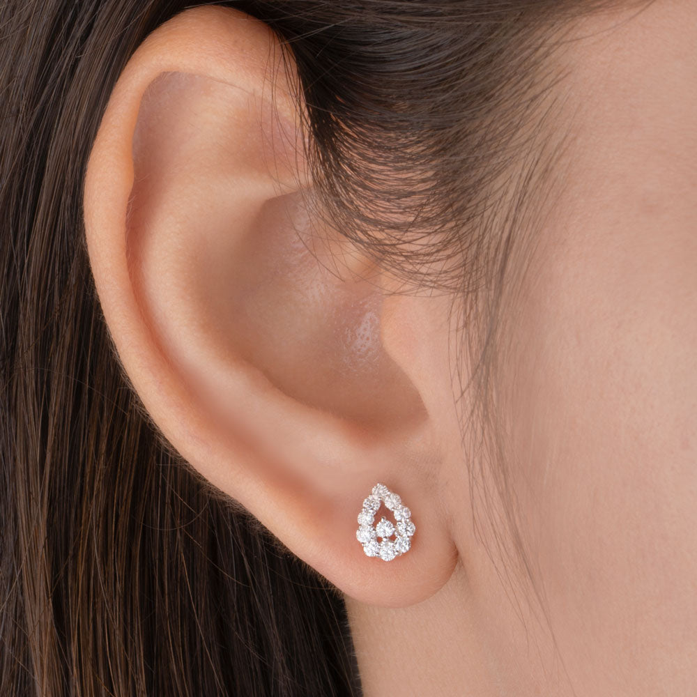 14K Yellow Gold Diamond Earrings - 0.36ct VS-GH