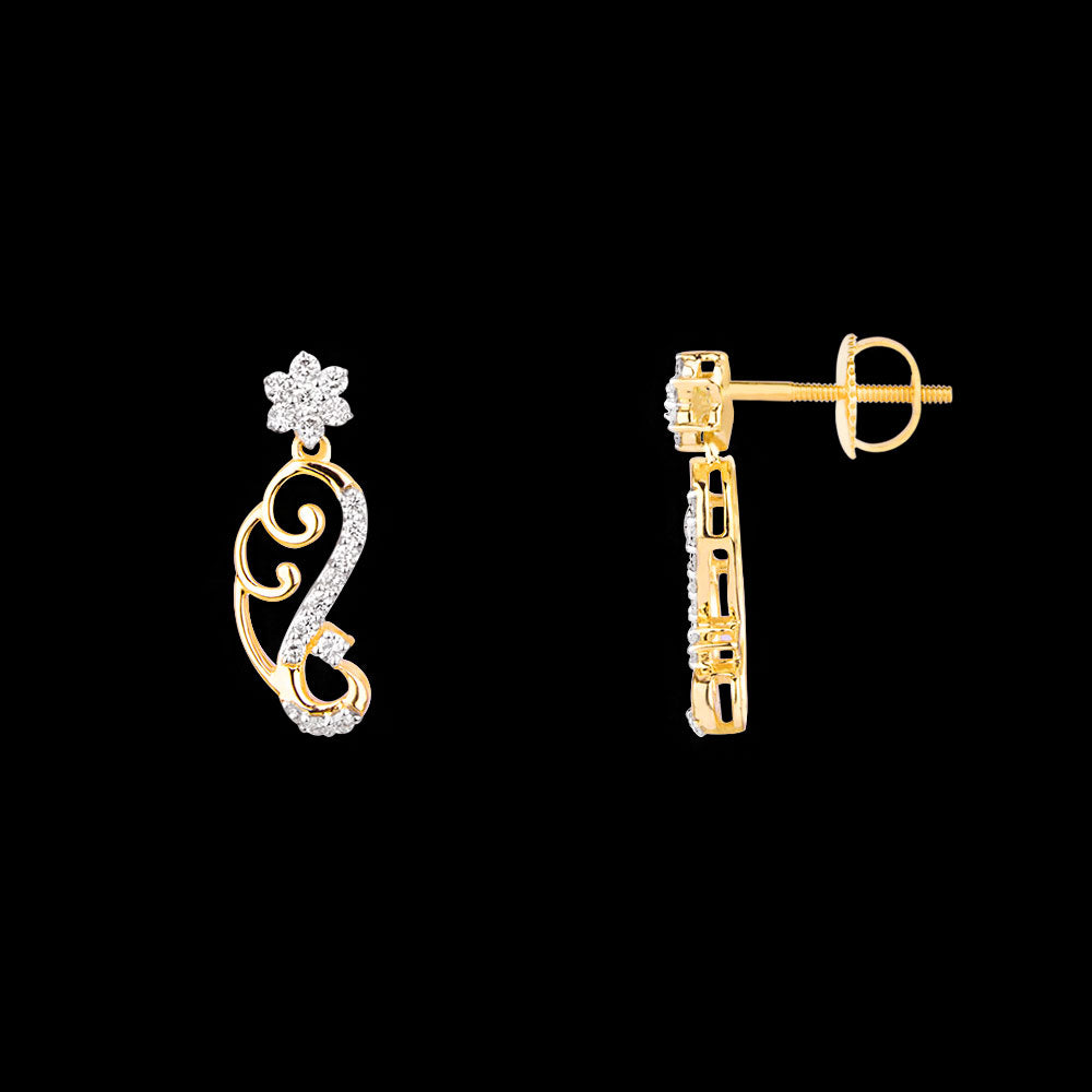 18K Yellow Gold Diamond Jewellery - 0.38ct VVS-VS-GH