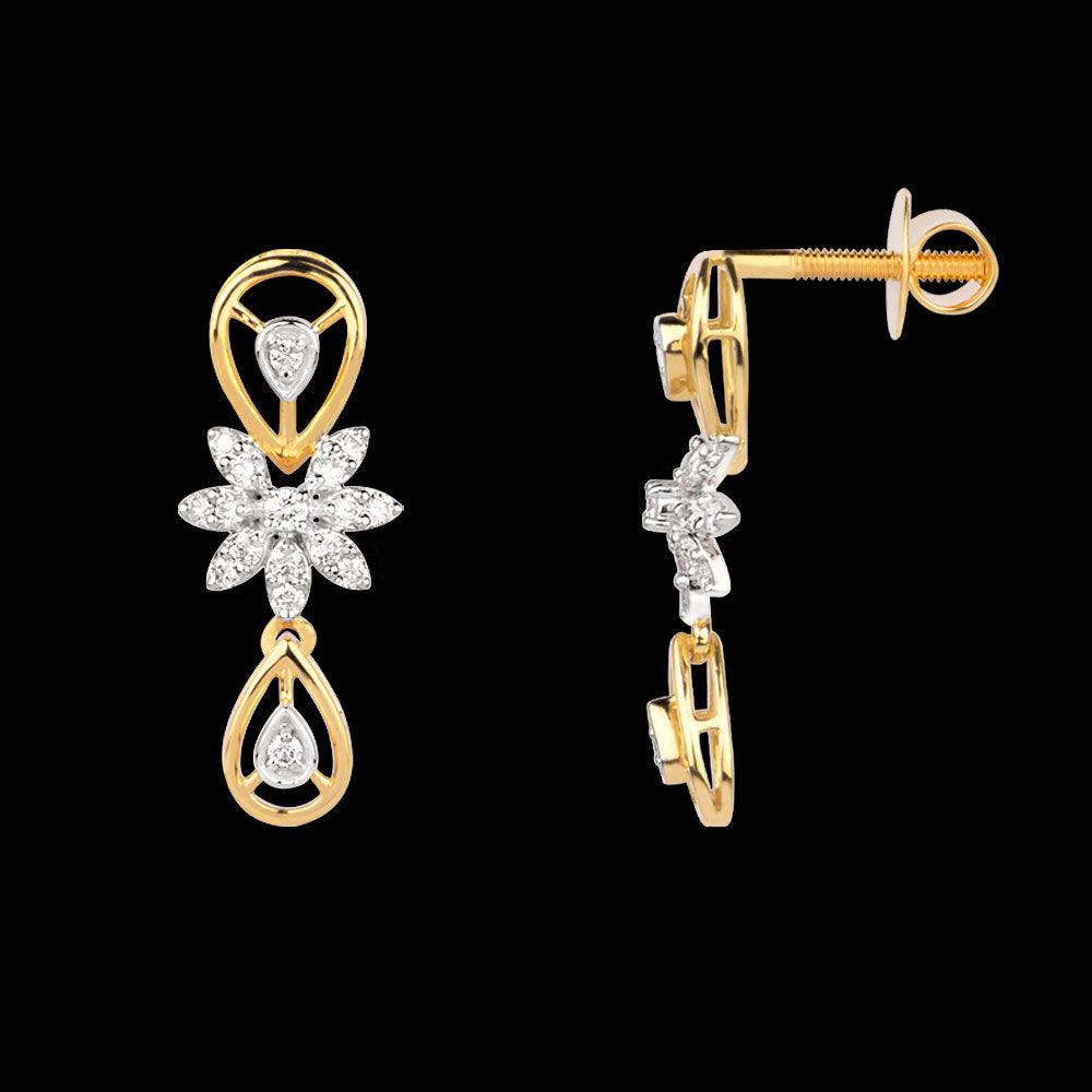 14K Yellow Gold Diamond Jewellery - 0.358ct VVS-VS-GH