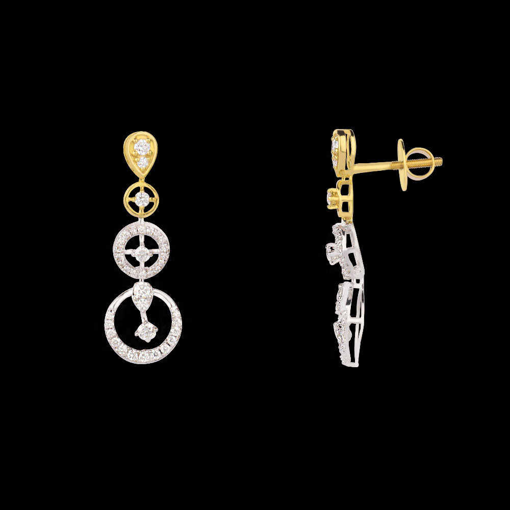 18K Yellow Gold Diamond Jewellery - 0.97ct VVS-VS-GH