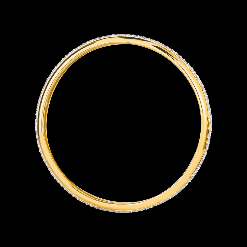 18K Rose Gold Diamond Bangle - 29.58ct VVS-VS-GH