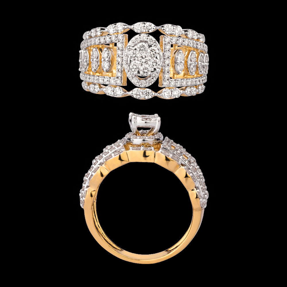 18K Rose Gold Diamond Ring - 1.221ct VVS-VS-HI