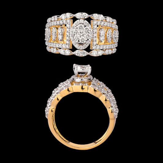 18K Rose Gold Diamond Ring - 1.221ct VVS-VS-HI