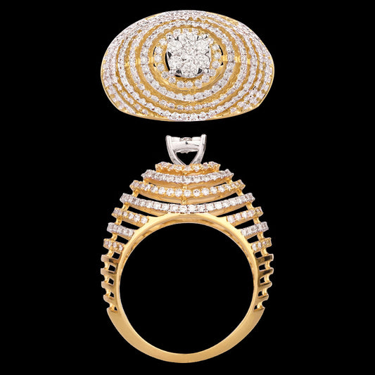 18K Rose Gold Diamond Ring - 1.209ct VVS-VS-IJ