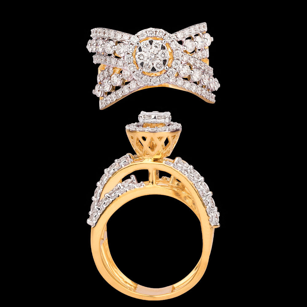 18K Rose Gold Diamond Ring - 1.813ct VVS-VS-IJ