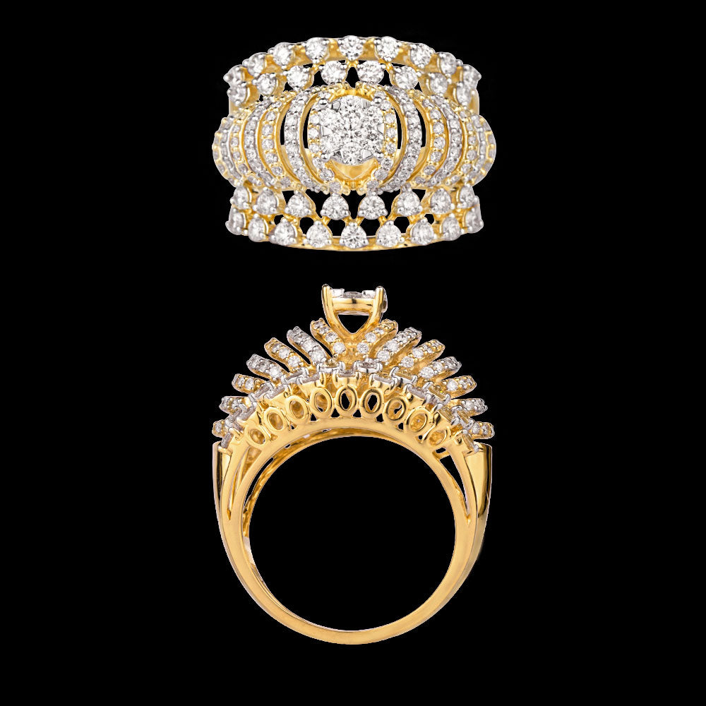 18K Rose Gold Diamond Ring - 1.62ct VVS-VS-GH