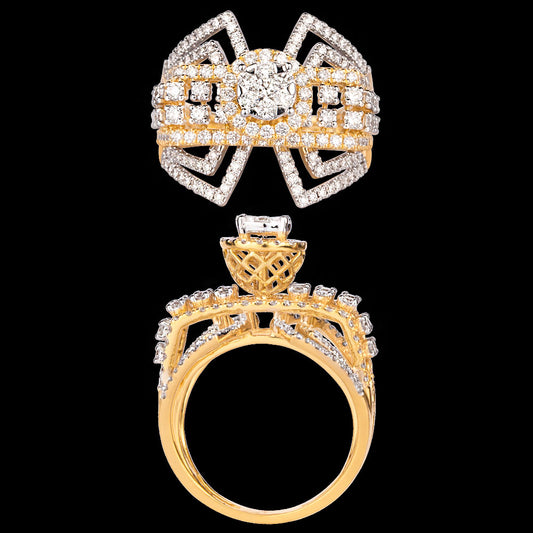 18K Yellow Gold Diamond Ring - 1.55ct VVS-VS-GH